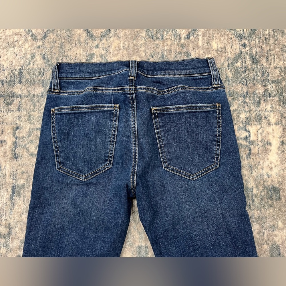 Current/Elliott medium blue wash skinny jeans size 25 one year worn - Picture 5 of 5